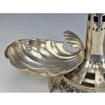 Large 19C Austrian Silver Crystal Serving Centerpiece image 9