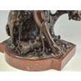 Large 19C French Bronze Statue Luca Madrassi ( 1848-1919 ) Huntress image 7
