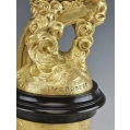 Large 19C French Gilt Bronze Allegorical Sculpture L.V.Robert ( 1821-1874 ) image 1
