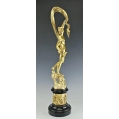 Large 19C French Gilt Bronze Allegorical Sculpture L.V.Robert ( 1821-1874 ) image 8