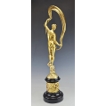 Large 19C French Gilt Bronze Allegorical Sculpture L.V.Robert ( 1821-1874 ) image 9