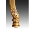 Large 19C French Giltwood Marble Top Center Table image 3