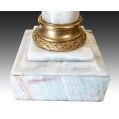 Large 19C French Onyx Gilt Bronze Pedestal image 2