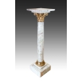 Large 19C French Onyx Gilt Bronze Pedestal image 6