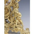 Large 19C French Ormolu Bronze Mantel Clock Cherubs image 3