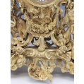 Large 19C French Ormolu Bronze Mantel Clock Cherubs image 5