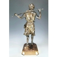 Large 19C French Patinated Orientalist Bronze Sculpture Pinedo ( 1840-1916 ) image 5