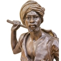 Large 19C French Patinated Orientalist Bronze Sculpture Pinedo ( 1840-1916 ) image 7