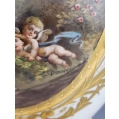 Large 19C French Sevres H/P Porcelain Gilt Bronze Vase Signed image 13