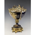 Large 19C French Sevres Porcelain Gilt Bronze Centerpiece Bowl image 9