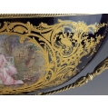 Large 19C French Sevres Porcelain Gilt Bronze Centerpiece Bowl image 13