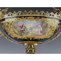 Large 19C French Sevres Porcelain Gilt Bronze Centerpiece Bowl image 14