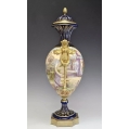 Large 19C French Sevres Porcelain Gilt Bronze Vase image 6