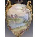 Large 19C French Sevres Porcelain Gilt Bronze Vase image 11