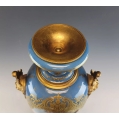 Large 19C French Sevres Porcelain Gilt Bronze Vase image 3