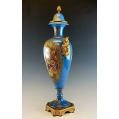 Large 19C French Sevres Porcelain Gilt Bronze Vase image 4