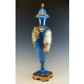 Large 19C French Sevres Porcelain Gilt Bronze Vase image 5