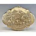 Large 19C German Repousse Silver Box image 5