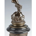 Large 19C Giambologna Bronze Sculpture of Mercury Hermes image 3