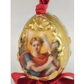 Large 19C Imperial Russian Porcelain Easter Egg St.Gabriel image 4
