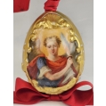 Large 19C Imperial Russian Porcelain Easter Egg St.Gabriel image 10