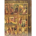 Large 19C Russian Orthodox Icon of The Great Feasts image 4