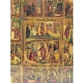 Large 19C Russian Orthodox Icon of The Great Feasts image 7
