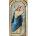 Large 19C Russian Orthodox Icon St. Archagel Gabriel image 6