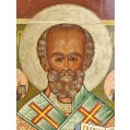 Large 19C Russian Orthodox Icon St.Nicholas The Wonderworker image 4