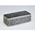 Large 19C Russian Silver Niello Snuff Tobacco Box image 10