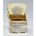 Large 19C Russian Silver Salt Throne 1863 image 6
