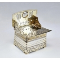 Large 19C Russian Silver Salt Throne 1863 image 11