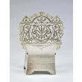Large 19C Russian Silver Salt Throne1250 image 7