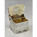 Large 19C Russian Silver Salt Throne image 7