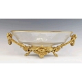 Large 19th-Century French Baccarat Crystal Ormolu Centerpiece, Stamped HALPHEN image 1