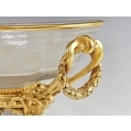 Large 19th-Century French Baccarat Crystal Ormolu Centerpiece, Stamped HALPHEN image 6