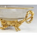 Large 19th-Century French Baccarat Crystal Ormolu Centerpiece, Stamped HALPHEN image 7
