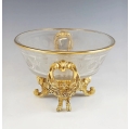 Large 19th-Century French Baccarat Crystal Ormolu Centerpiece, Stamped HALPHEN image 8