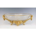 Large 19th-Century French Baccarat Crystal Ormolu Centerpiece, Stamped HALPHEN image 9