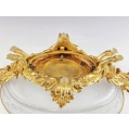Large 19th-Century French Baccarat Crystal Ormolu Centerpiece, Stamped HALPHEN image 11