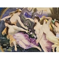 Large Antique 19C Royal Vienna Porcelain Plaque Signed image 2
