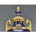 Large Antique Austrian Royal Vienna H/P Porcelain Vase Urn image 4