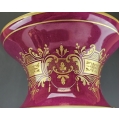 Large Antique Austrian Royal Vienna Porcelain Vase Urn Signed image 3
