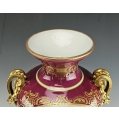 Large Antique Austrian Royal Vienna Porcelain Vase Urn Signed image 6