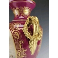 Large Antique Austrian Royal Vienna Porcelain Vase Urn Signed image 9