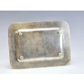 Large Antique English Sterling Silver Coin Inset Box image 4