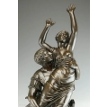 Large Antique French Bronze Sculpture The Abduction of a Sabine Woman P.Loison image 1