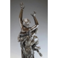 Large Antique French Bronze Sculpture The Abduction of a Sabine Woman P.Loison image 7