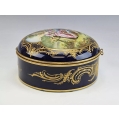 Large Antique French Sevres Porcelain Jewelry Box image 5