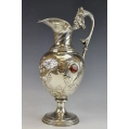 Large Antique French Sterling Silver Pitcher image 12